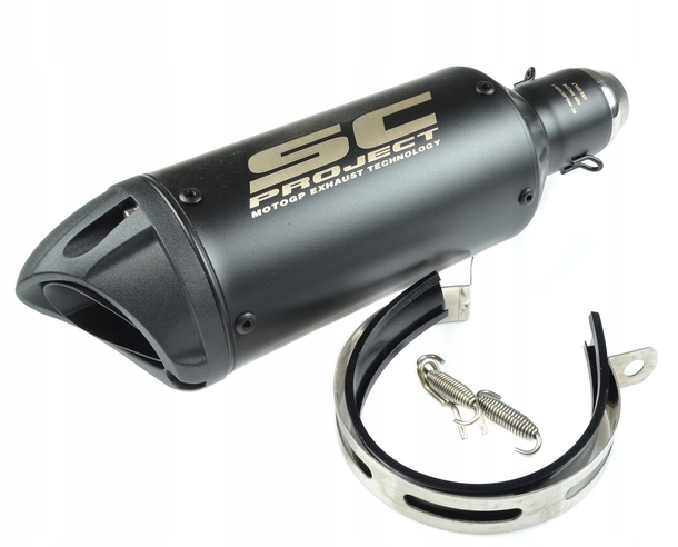 10065 - ГЛУШНИК ВИХЛОПНОЇ НАКОНЕЧНИК SC PROJECT РЕПЛІКА ЧОРНИЙ