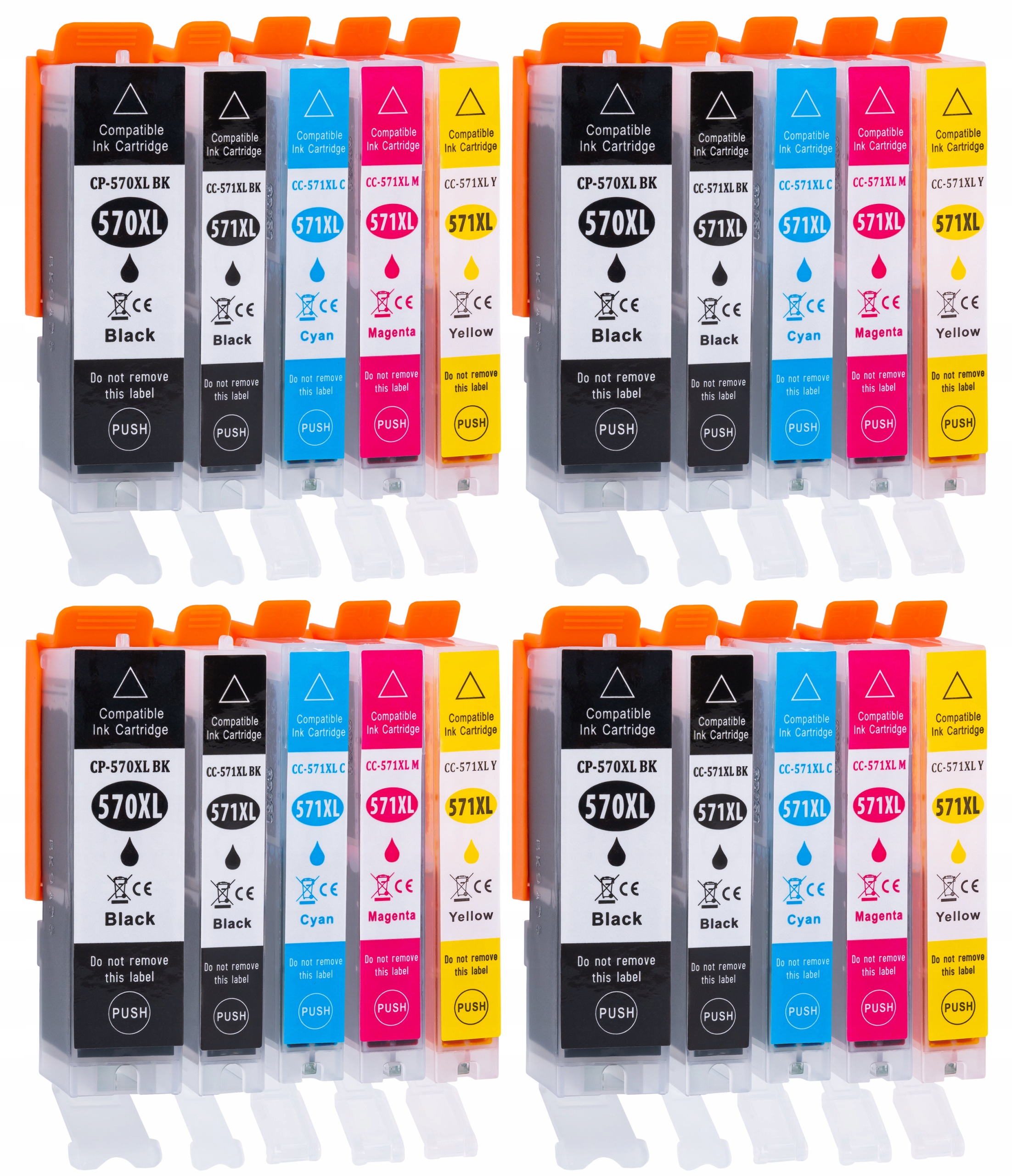 

20x Nowe Tusze Do Drukarki Canon Pixma Mg 5750 XL