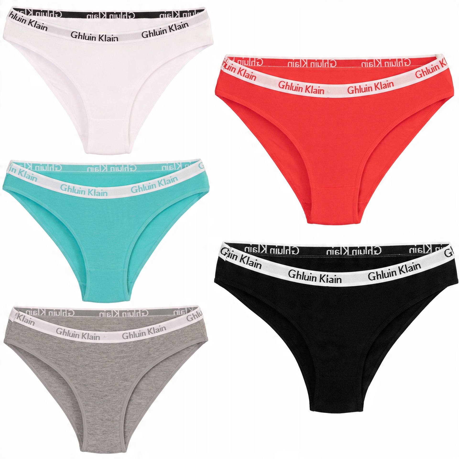 

Majtki Ciążowe pod brzuch Fitness 5 sztuk XL/XXL