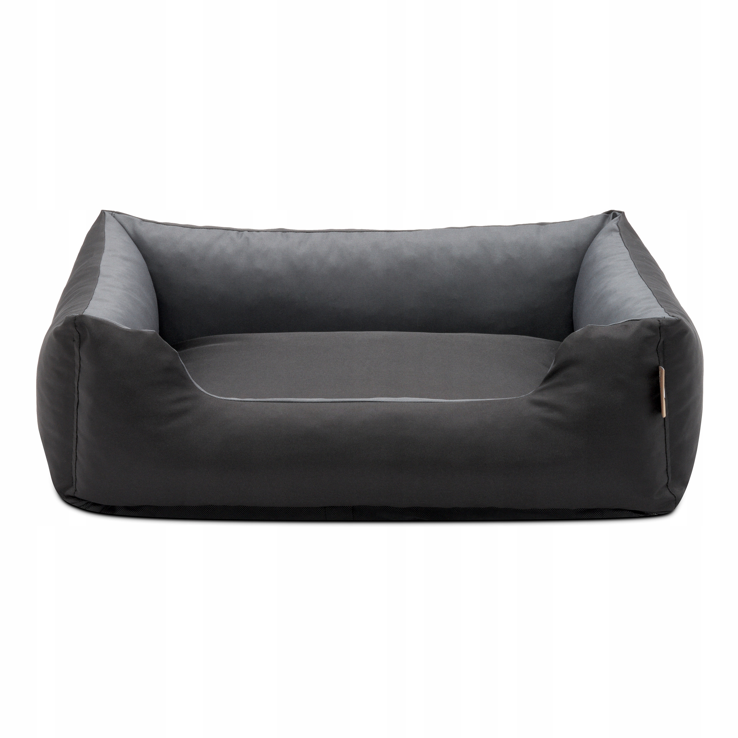 Legowisko dla psa 70x55 M materac kanapa poducha posłanie sofa Czerń+grafit