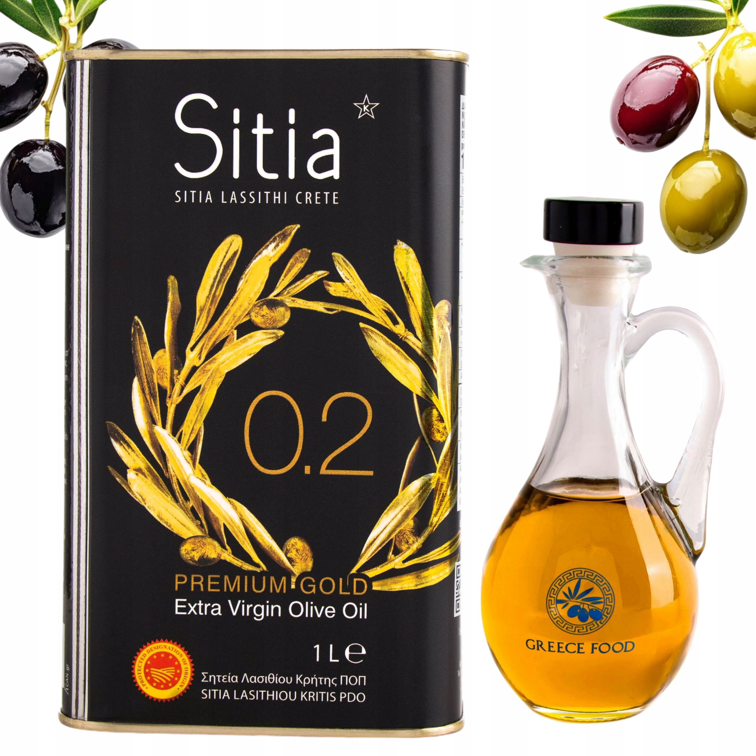 Levně Řecký olivový olej Premium Extra Virgin Sitia 0,2% láhev 250 ml Bonus