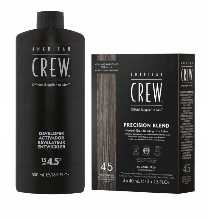 Odsiwiacz American Crew Precision Blend Nat. 4-5 3x40ml Utleniacz 500ml