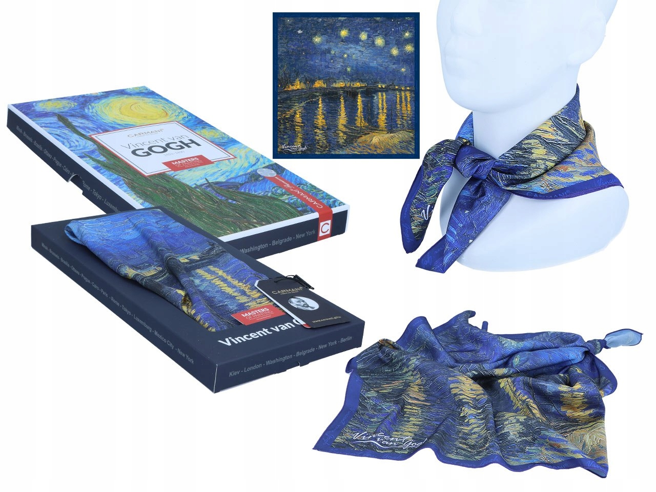

Apaszka - V. van Gogh, Gwiaździsta Noc nad Rodanem