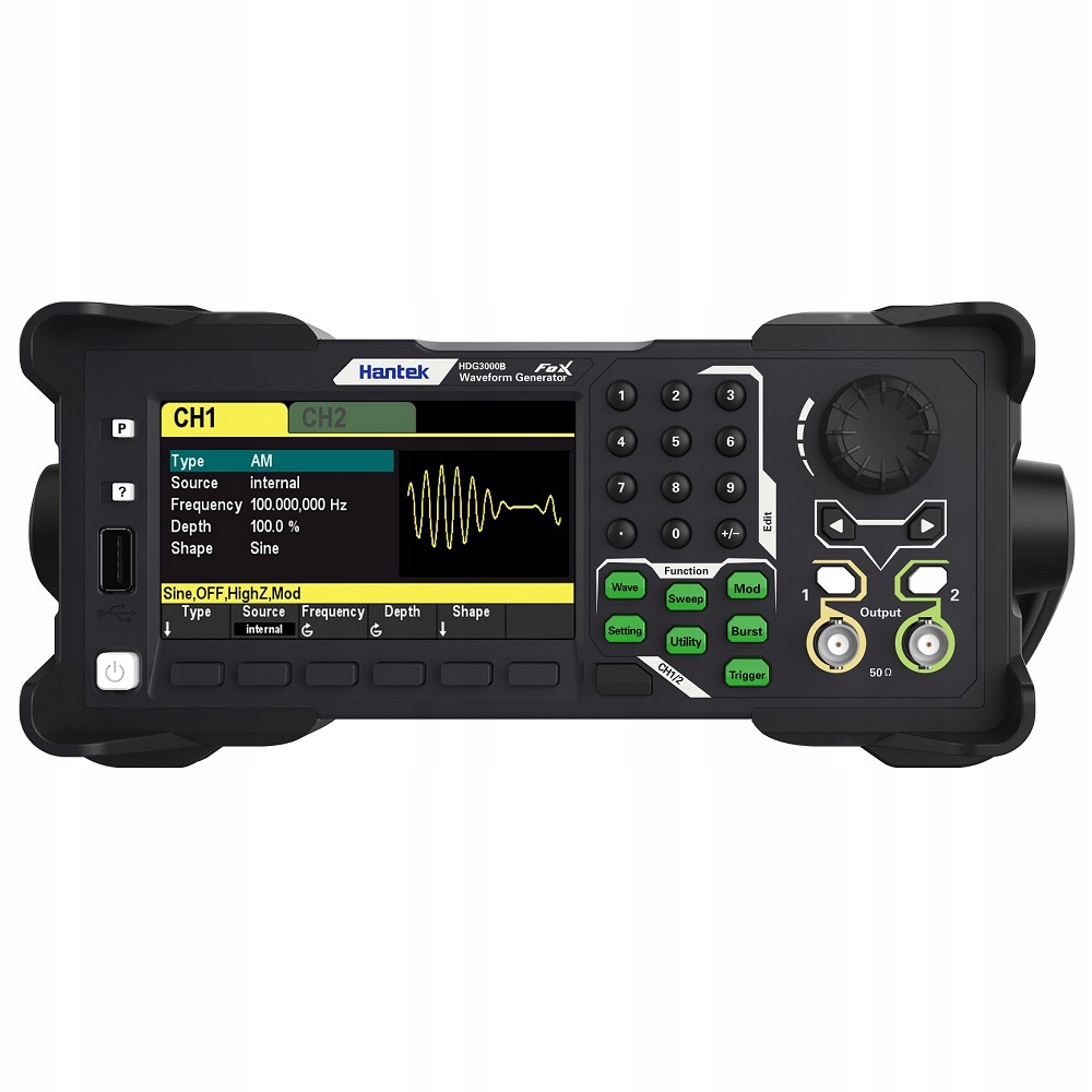 Hantek HDG3042B generator sygnałów 2-Ch 40MHz 300MSa/s
