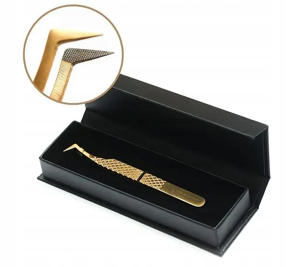 Pinzeta na řasy Noble Gold Pro 1