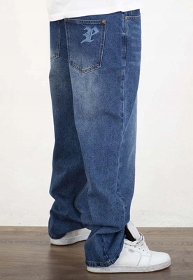 Kalhoty Prosto Baggy Termac modré