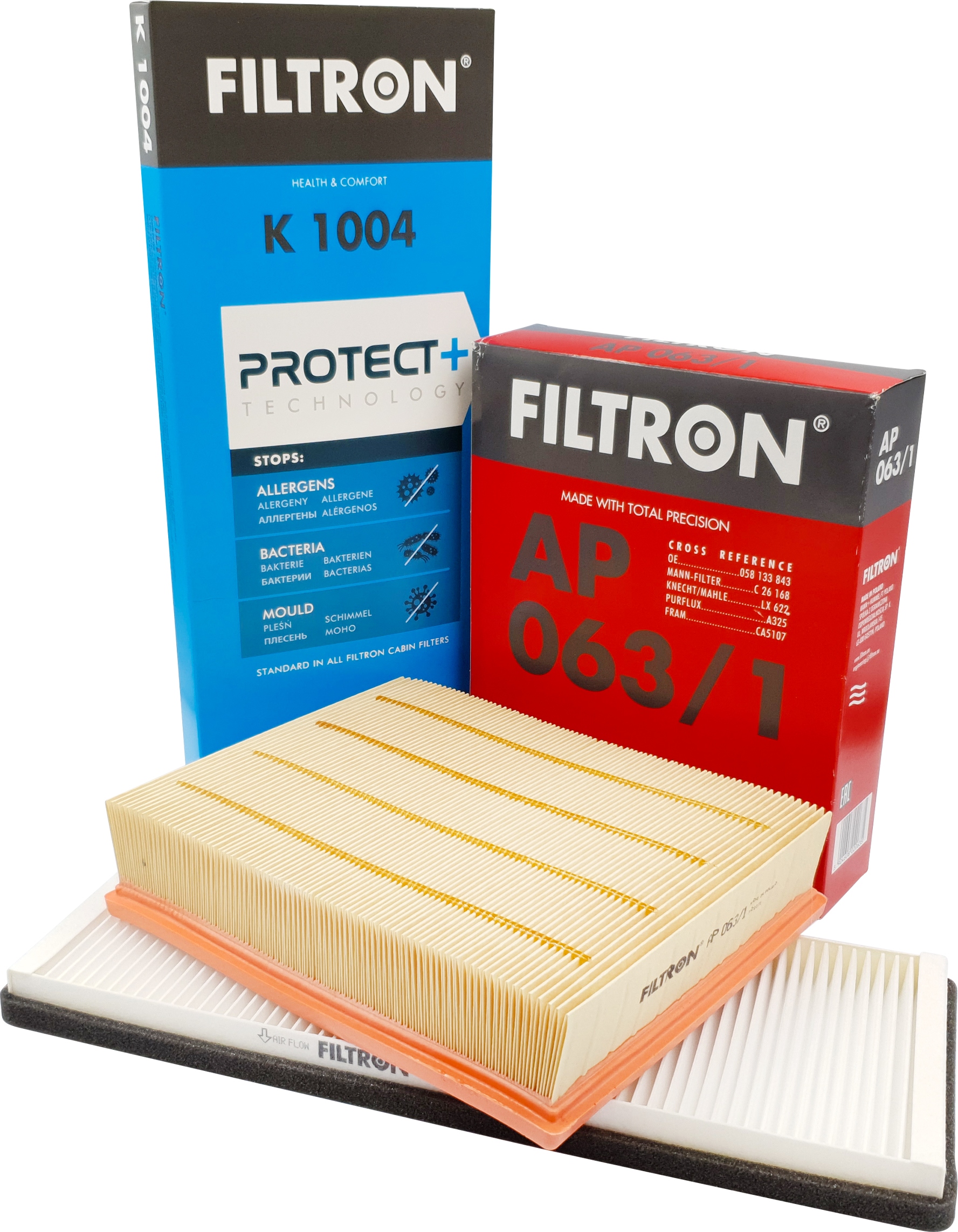 

Filtron Zestaw Dwóch Filtrów AP063/1 K1004