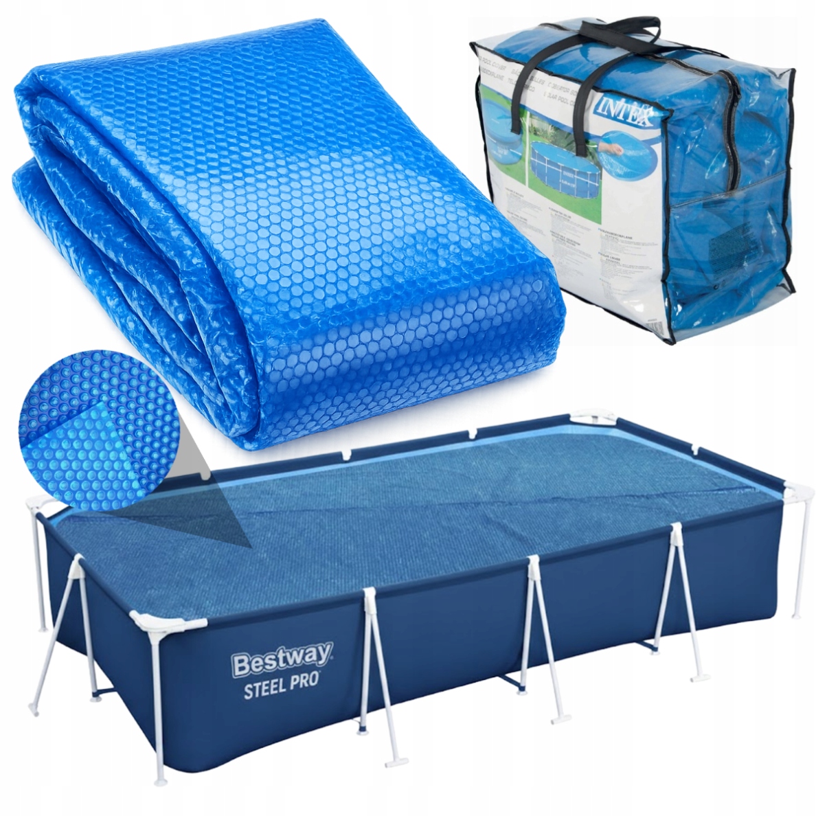 Ohřívač Vody Krycí Plachta Fólie Do Bazénu 400 X 211 CM Bestway 29028