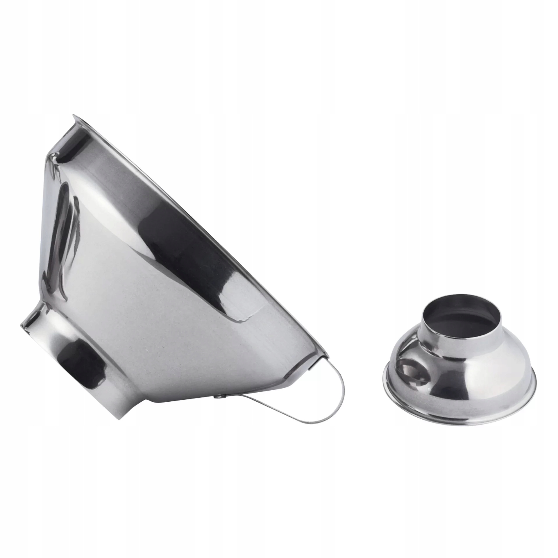 Trychtýř z z nerezové oceli pro sklenice o průměru 3,5 – 6 cm De Buyer