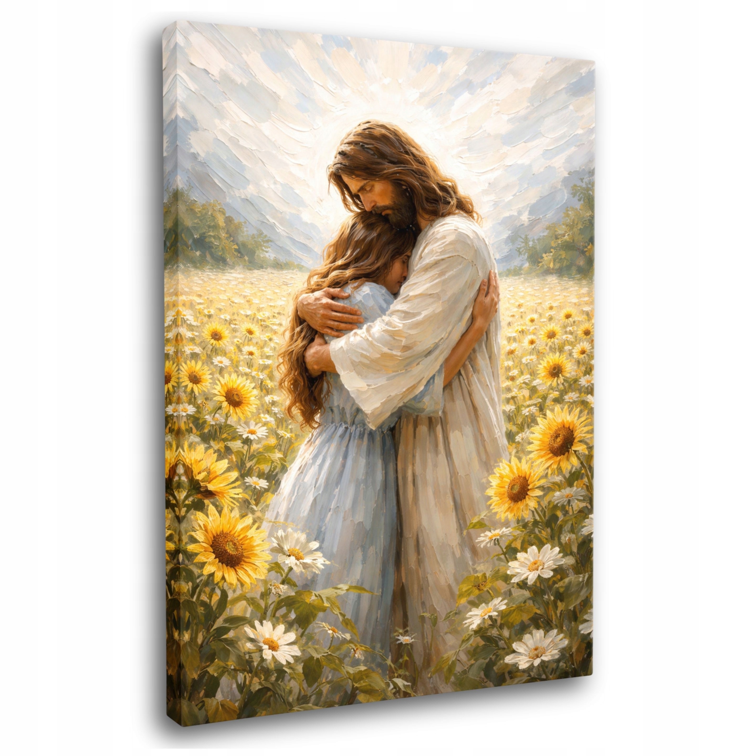 Obraz Religijny Na Ścianę 40x60 Obrazy na Płótnie na Komunię Jezus