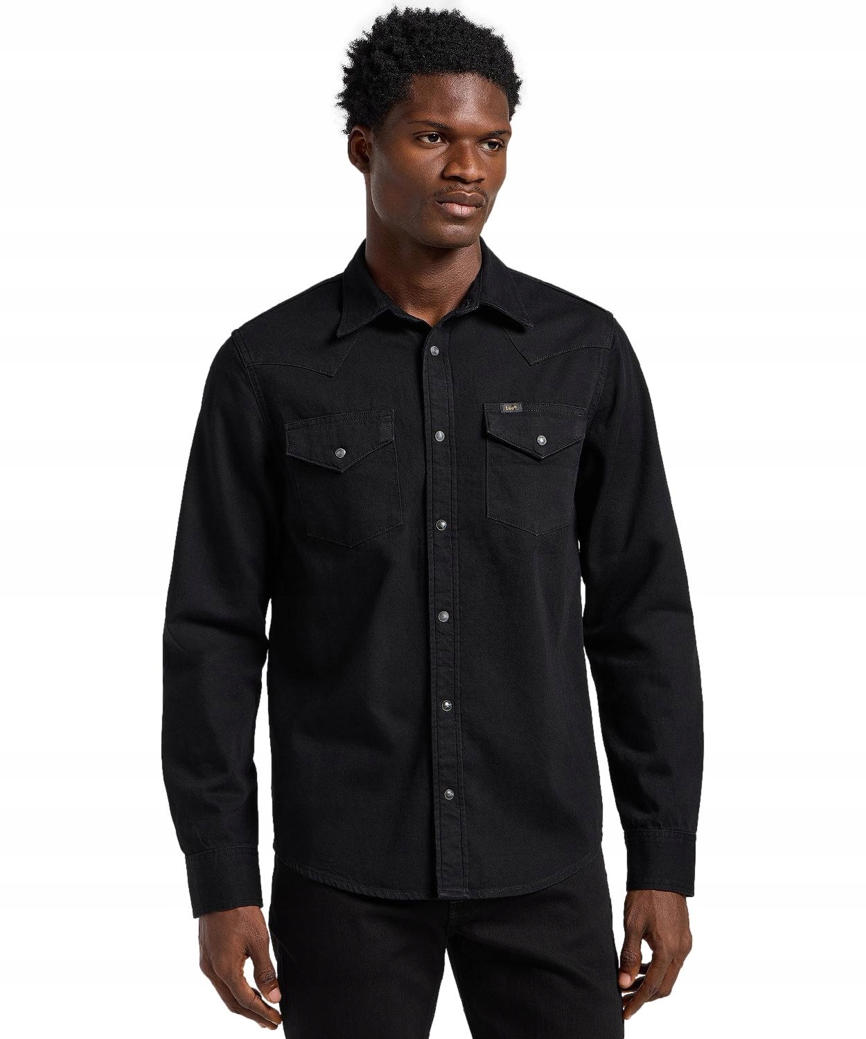 Košile Lee Regular Western 112363913 Black 5XL
