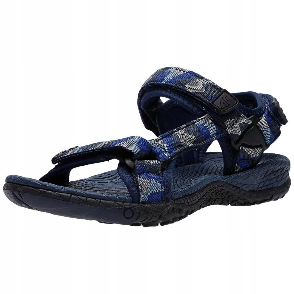 Sandały chłopięce 4F HJL22 JSAM001 niebieskie
