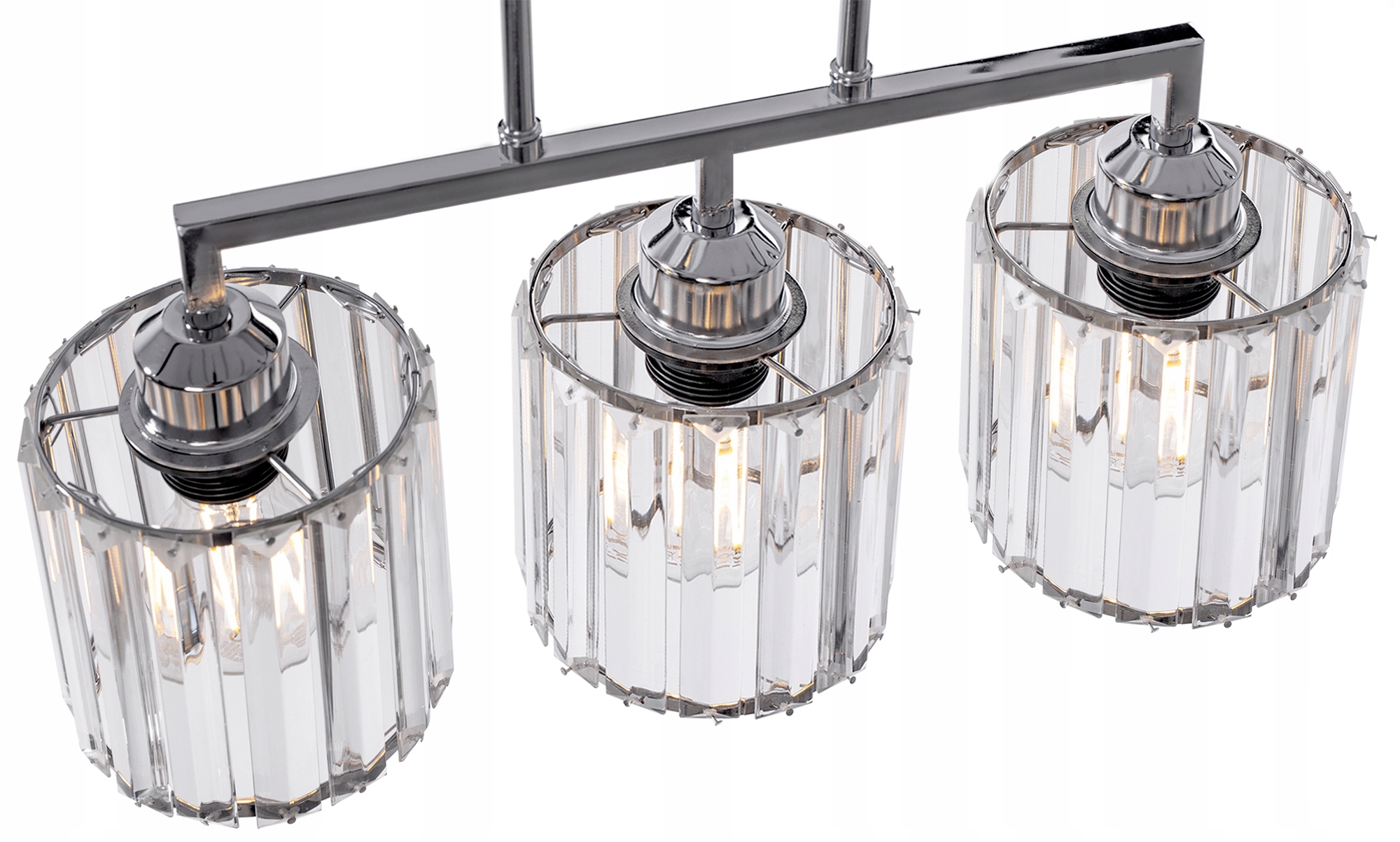 LAMPA SUFITOWA PLAFON POTRÓJNA SZKLANA GLAMOUR 392228 Kod producenta 392228