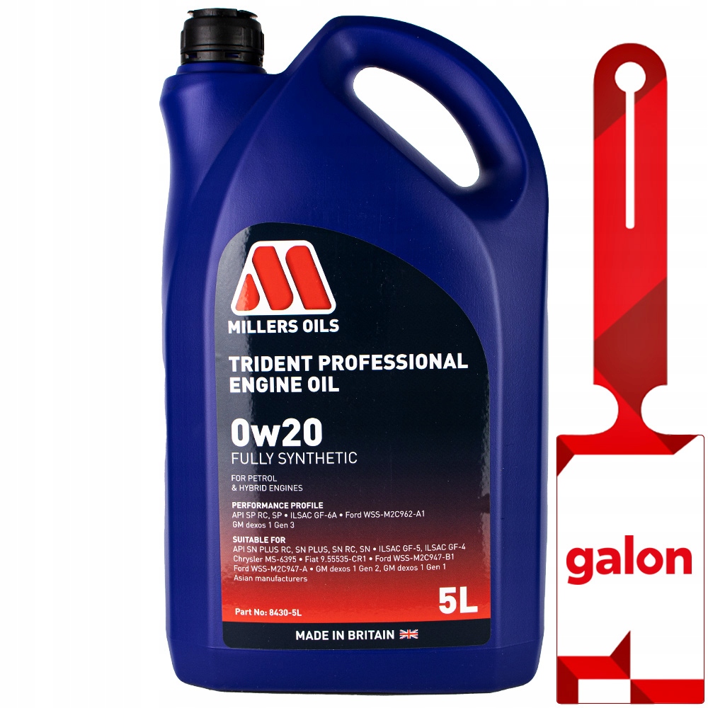 Millers Trident Professional 0w20 5L olej silnikowy