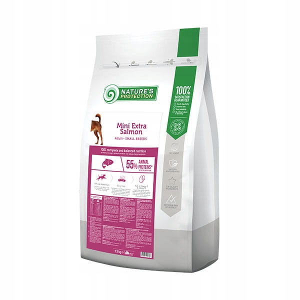 Levně Nature's Protection Mini Extra Salmon losos 7.5 kg