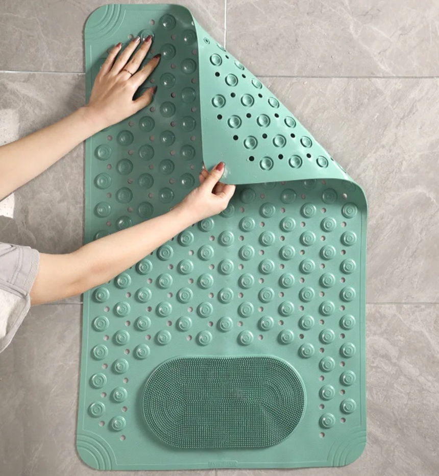 Mata Antypoślizgowa do łazienki, Zielona Długość 70 cm