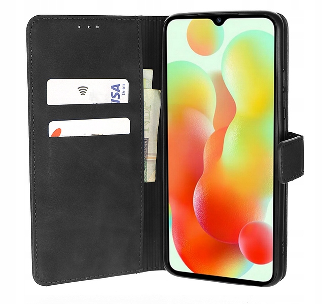 Etui SMART VELVET do Xiaomi Redmi 12C + SZKŁO 9D