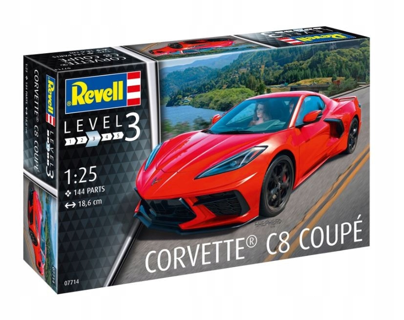 Revell Model plastové Auto Corvette C8 Coupe 1/25
