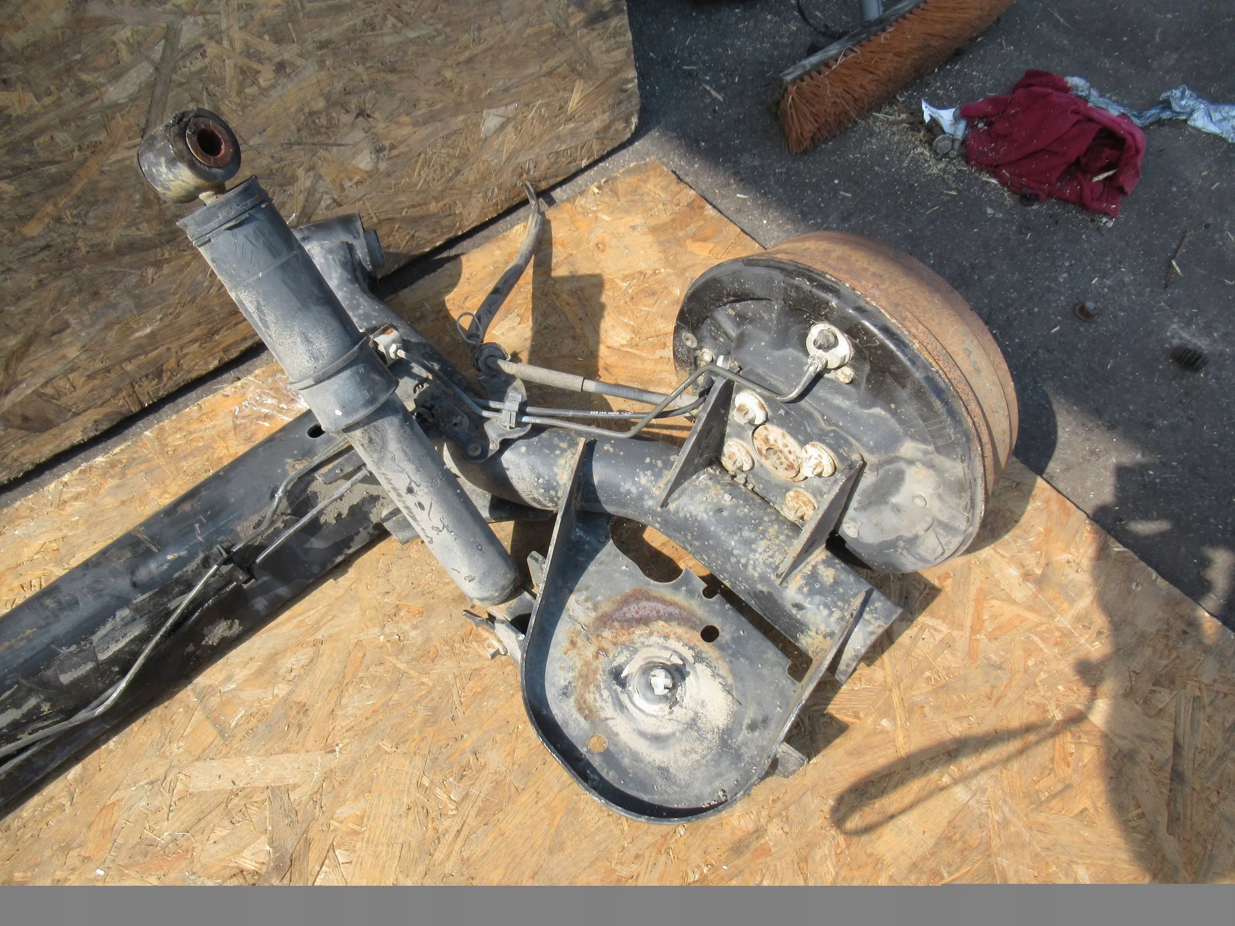 axis rear part Renault Kangoo 08- 4x100