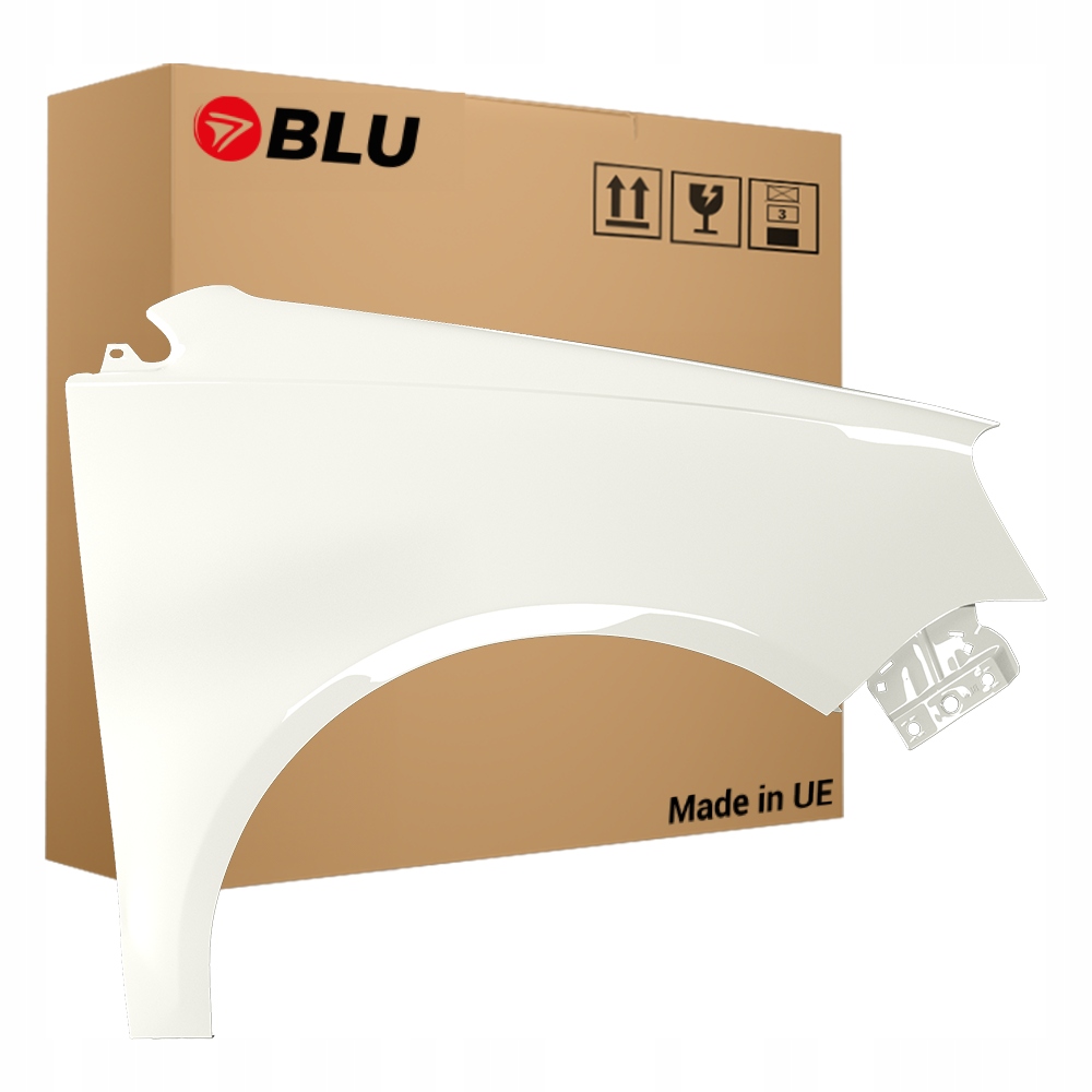 Blu Blatník Vw Polo 9N3 IV 4 LB9A pravý 05-09 přední lift pozink CandyWeiss