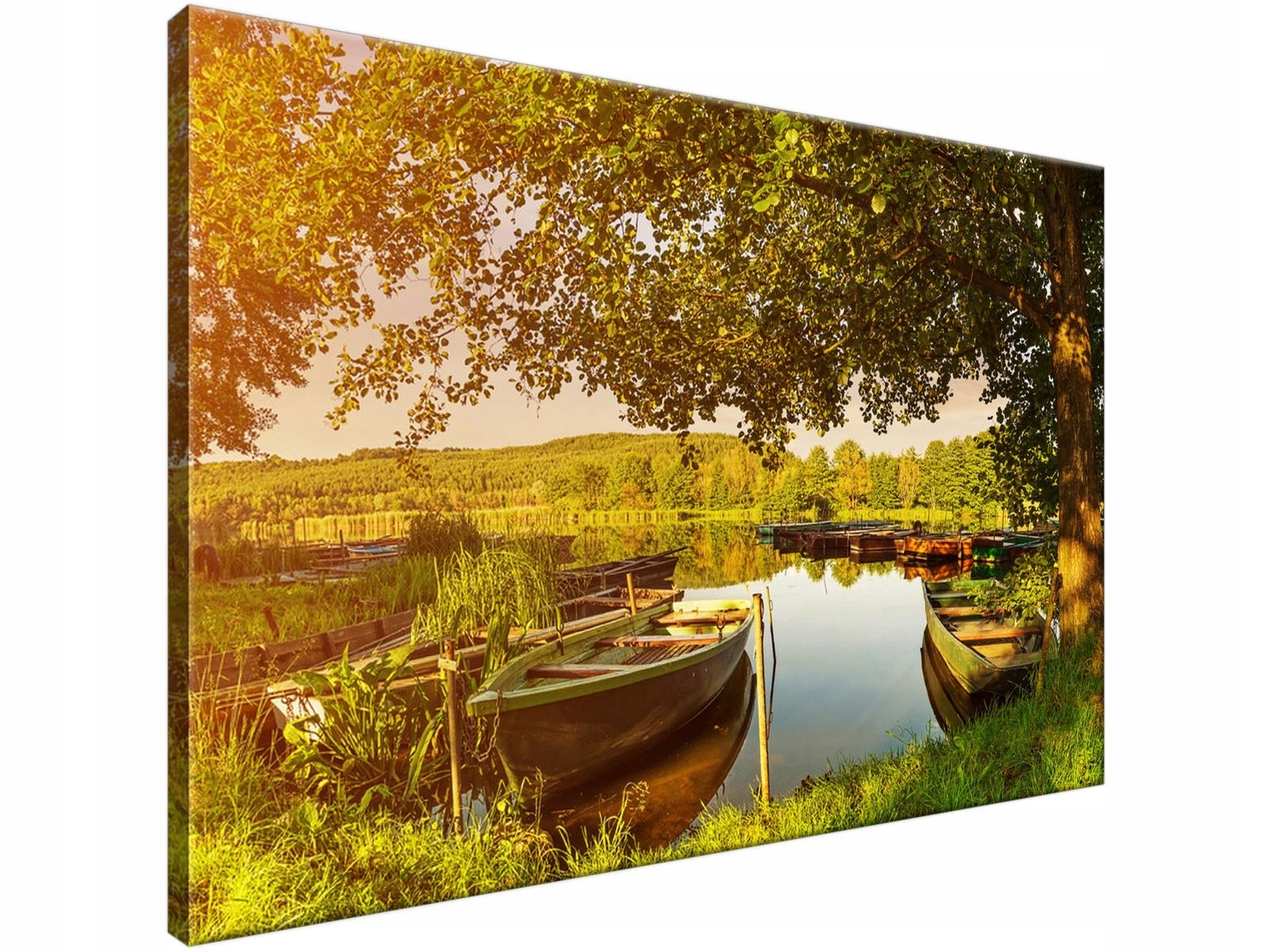 

Obraz drukowany Łodzie 90x60 Piękny