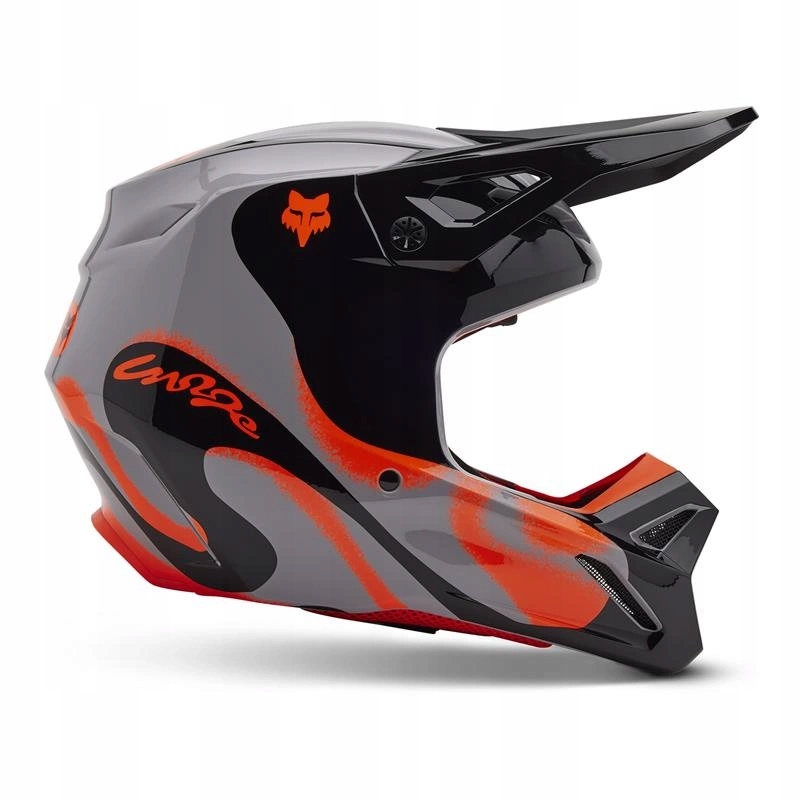 Motocyklová prilba Fox V1 Emotion Steel Grey šedá Darčeky