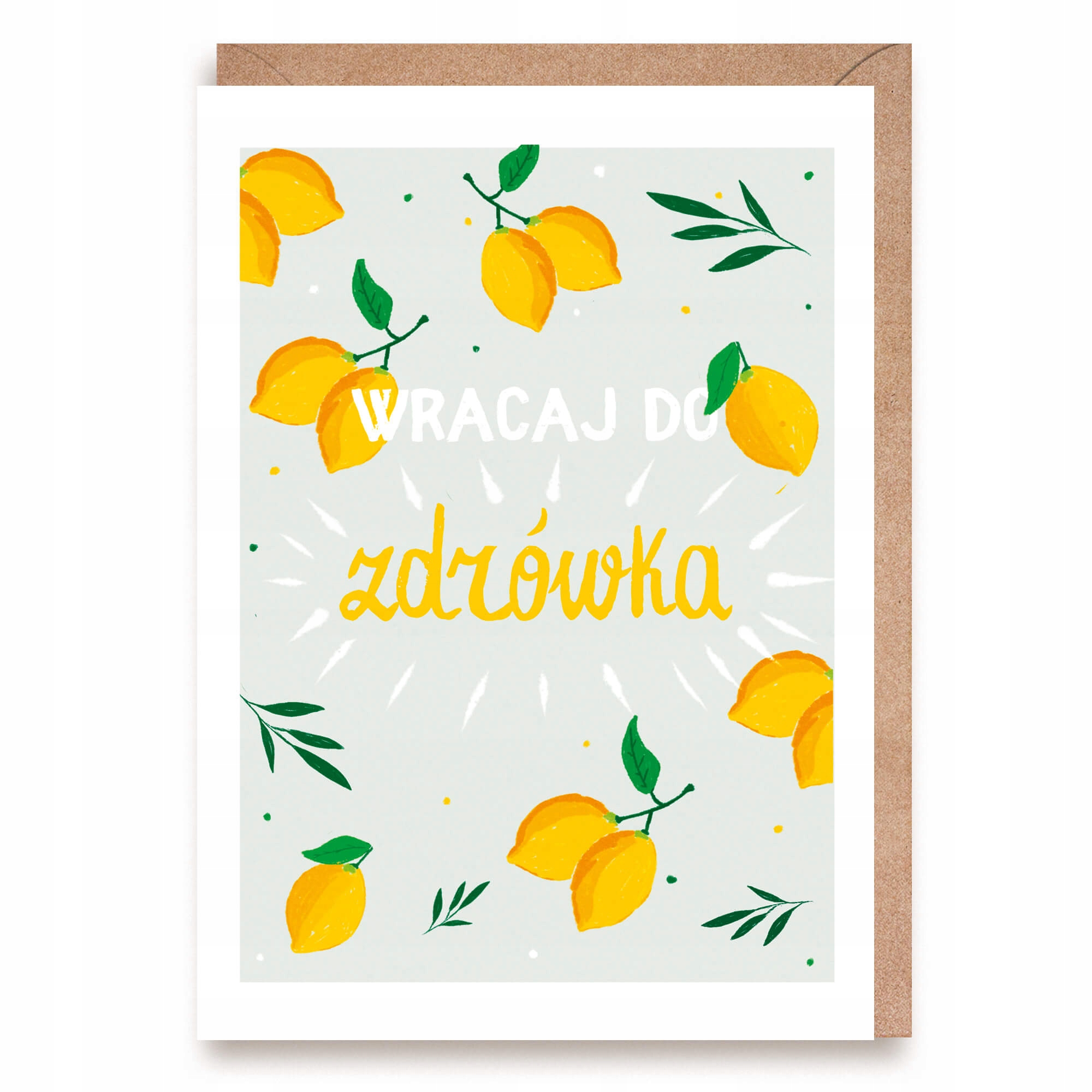 Kartka WRACAJ DO ZDRÓWKA