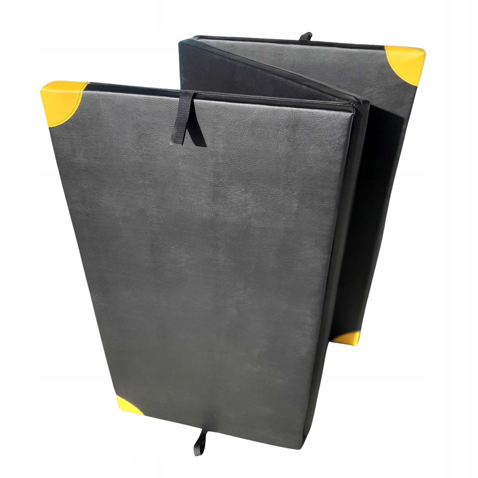 Materac Do Ćwiczeń Składany 3-Częściowy Master Pe 200x120x5 cm Czarny