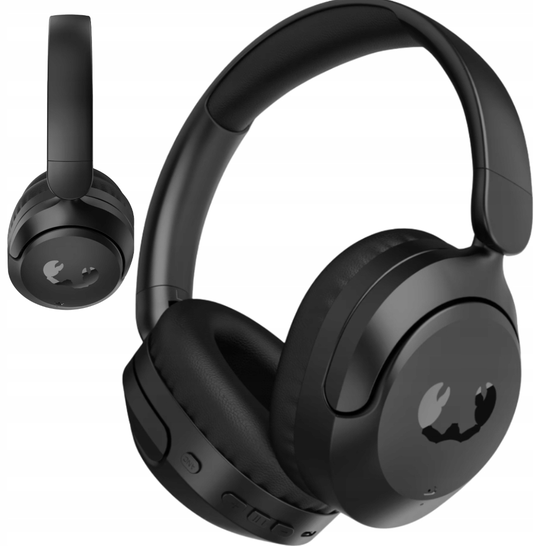 Bezprzewodowe Słuchawki Nauszne Hybrydowe Tłumienie Szumów Anc 55H Czarne