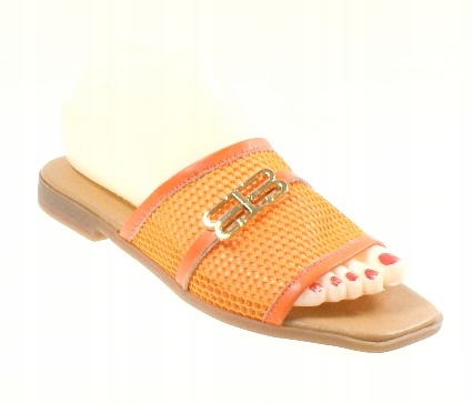 Laura Messi 2868 pantoflí oranžová vel 37