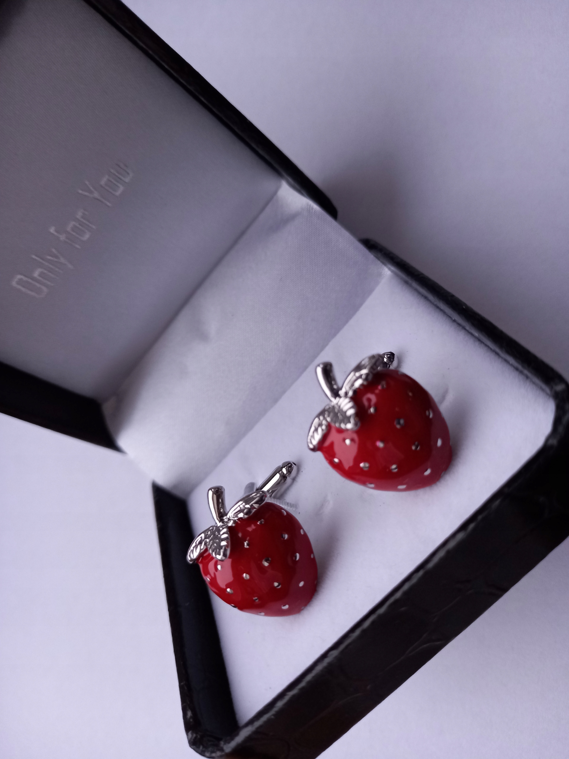 Manžetové knoflíčky Jahoda Jahody