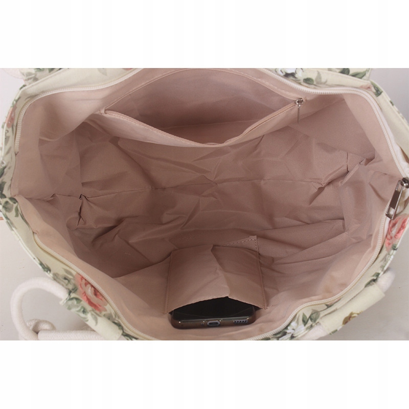 TOREBKA DAMSKA WOREK SHOPPER TORBA KWIATY BAGGAGE Nazwa koloru producenta p
