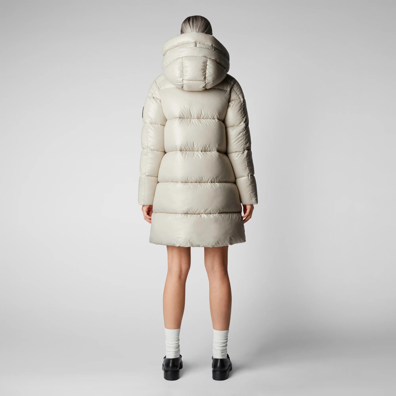 Save The Duck Płaszcz Damski Isabel Rainy Beige M Model Isabel