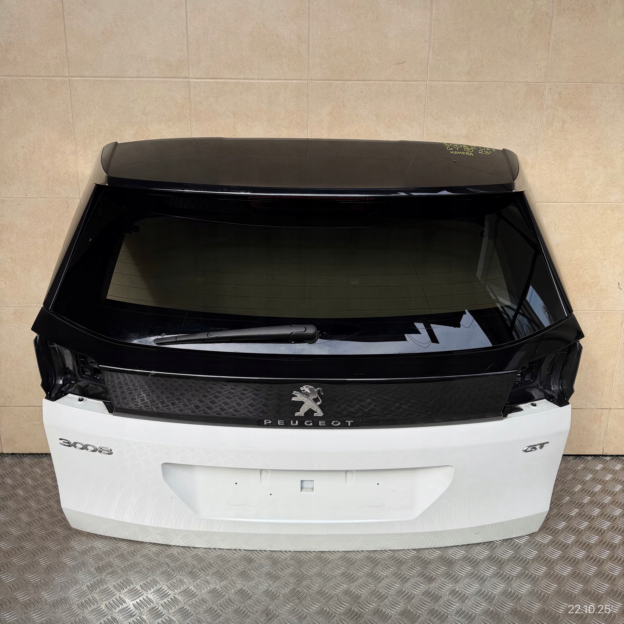 boot doors complete PEUGEOT 3008 II LIFT GT 2023 ROK KAMERA