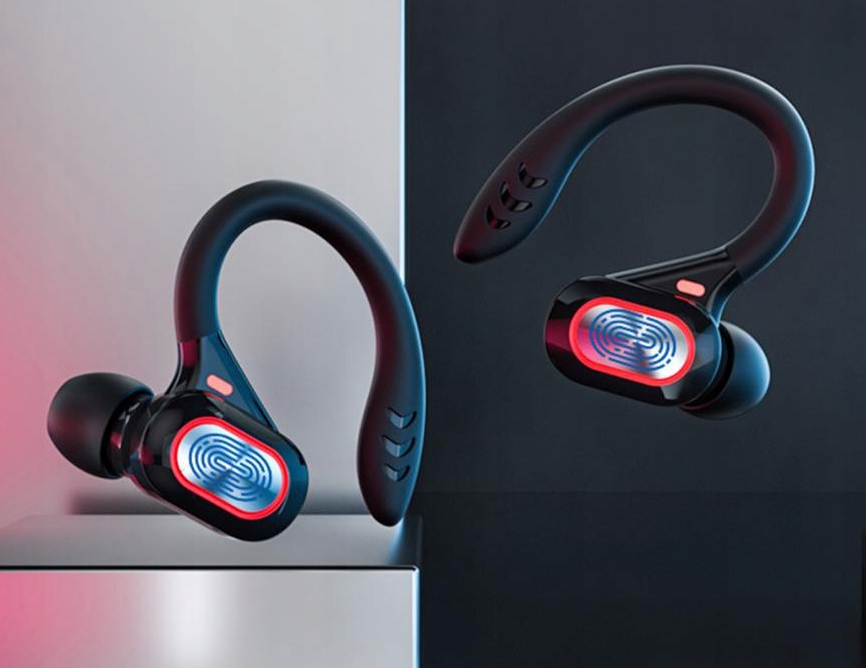 SŁUCHAWKI SPORTOWE BEZPRZEWODOWE BT5.1 + POWERBANK Model Q25