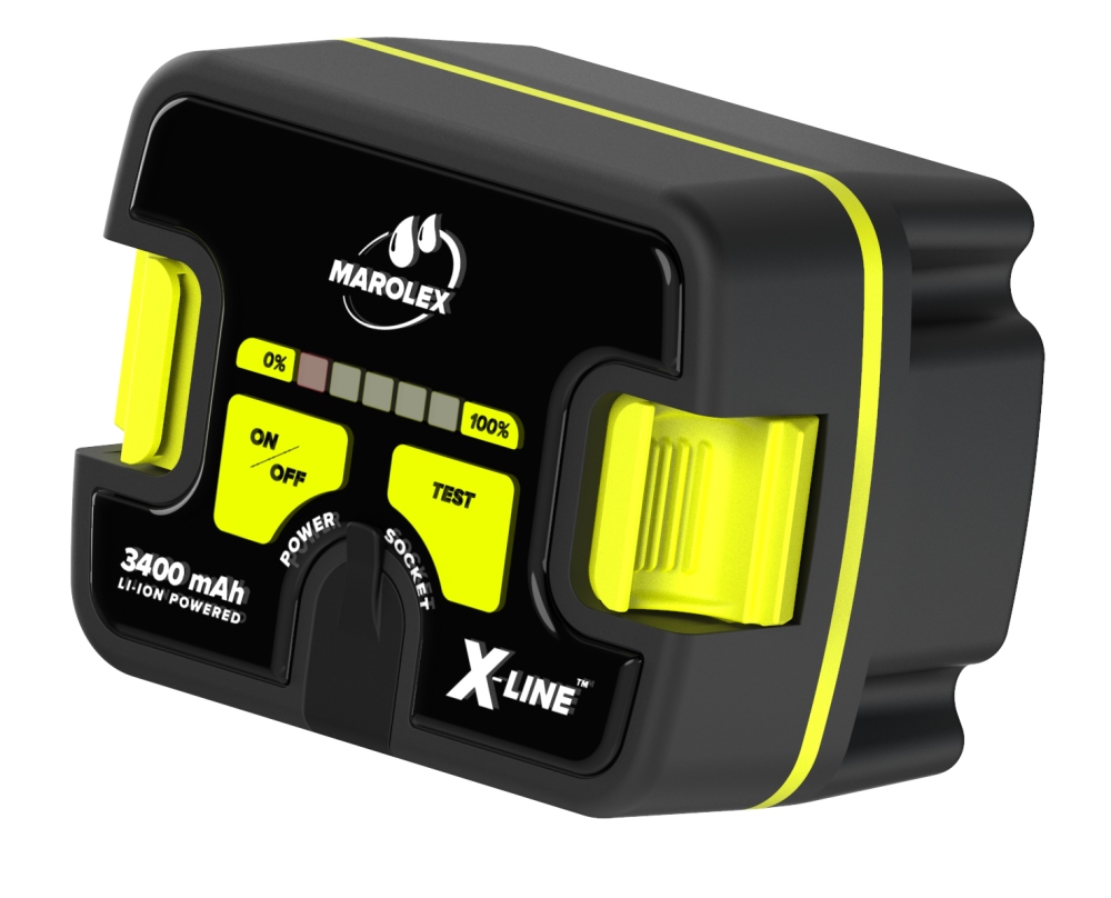 Marolex Opryskiwacz Plecakowy Akumulatorowy RX 12L Zasilanie akumulatorowe