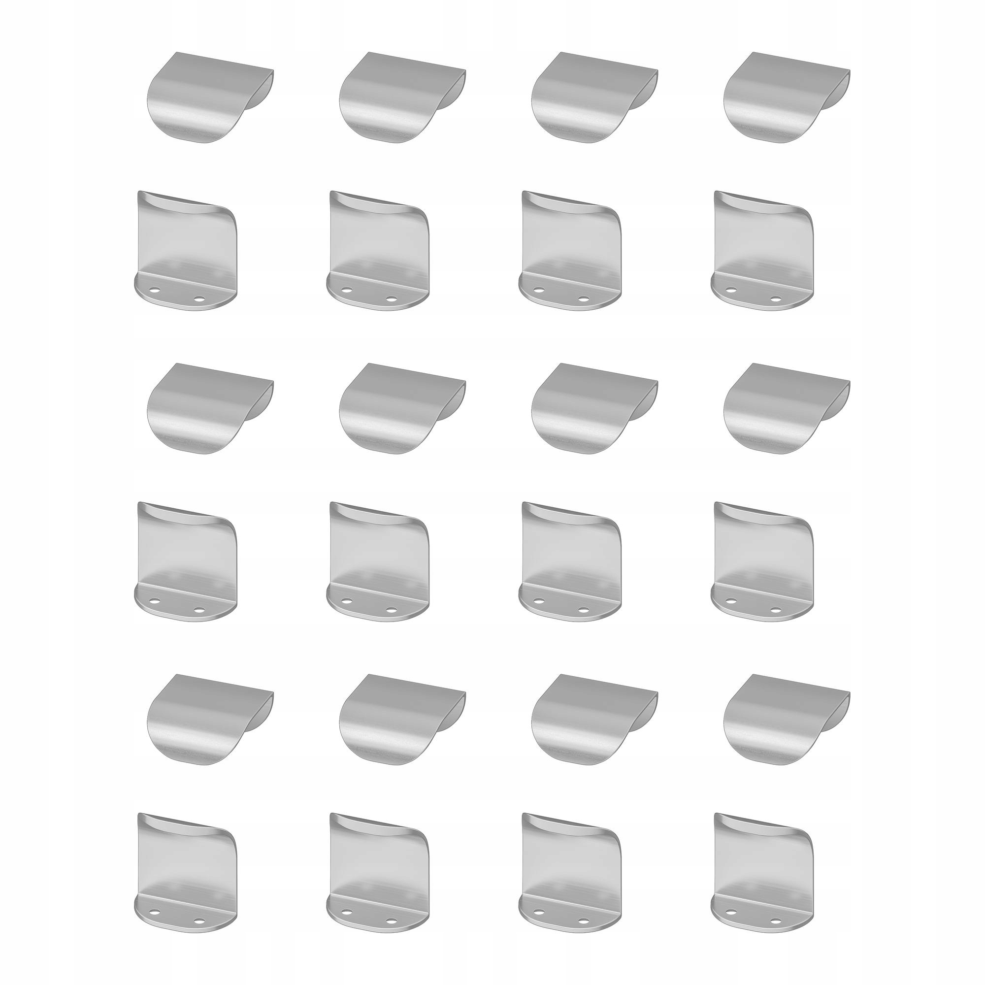 12 ks Ocelový držák 40 mm minimalistický Billsbro