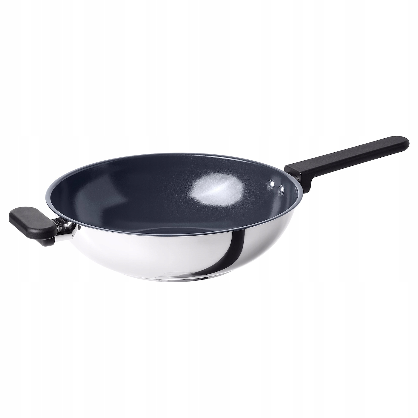MIDDAGSMAT Wok - powłoka zapobiegająca przywieraniu/stal nierdz 28 cm