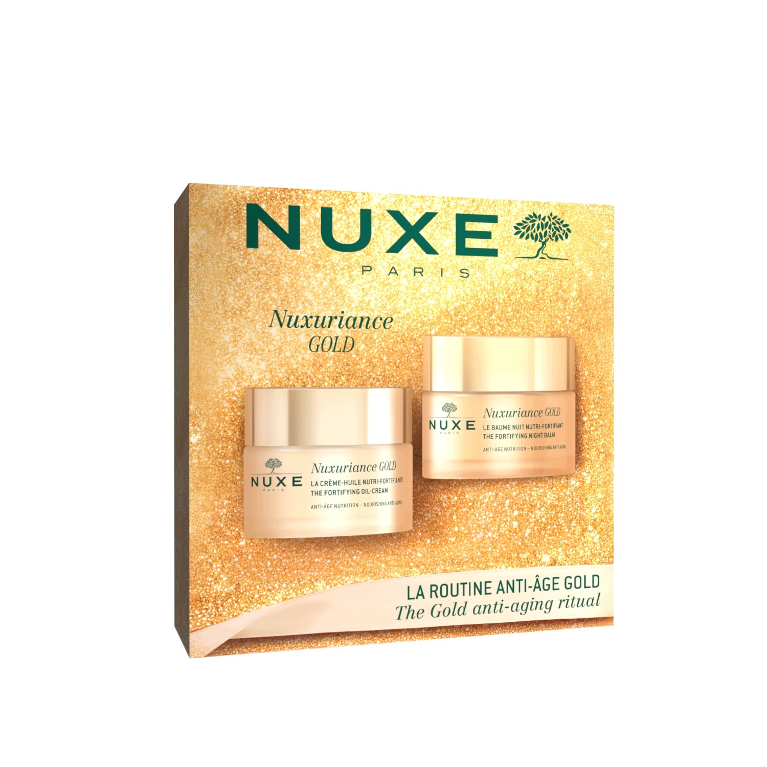 Nuxe Nuxuriance Gold Zestaw Krem Na Dzień I Na Noc 2 X 50ml