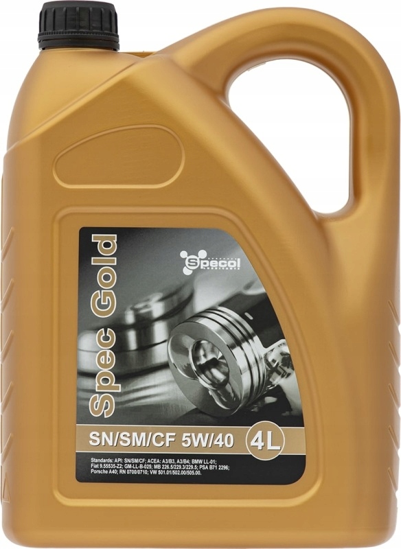 

Olej Specol 5W40 4L Spec Gold S