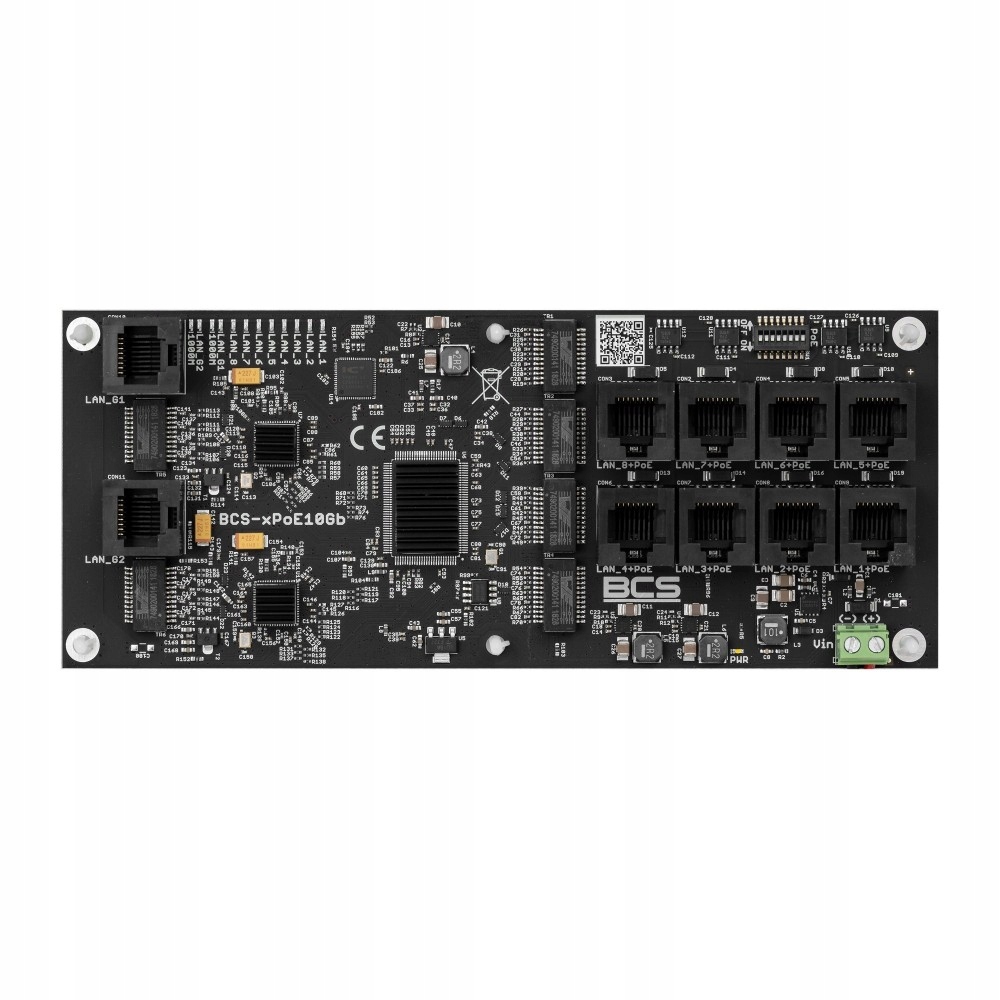 Switch PoE BCS-xPoE10Gb 10 portów Open Frame