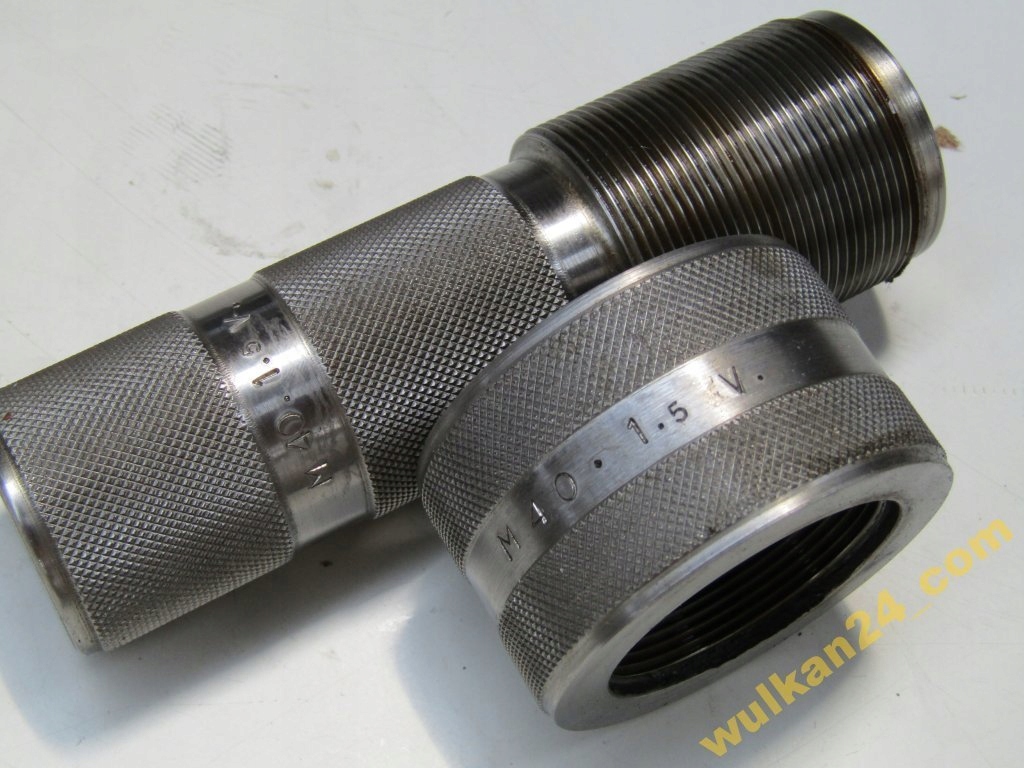 Тест резьбы 40X1, 5 мм внутр.Внешний левый 2в1