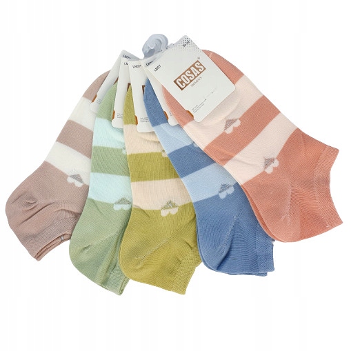 10x STOPKI DAMSKIE KOLOROWE BAWEŁNA PREMIUM SOCKS Marka Inna marka