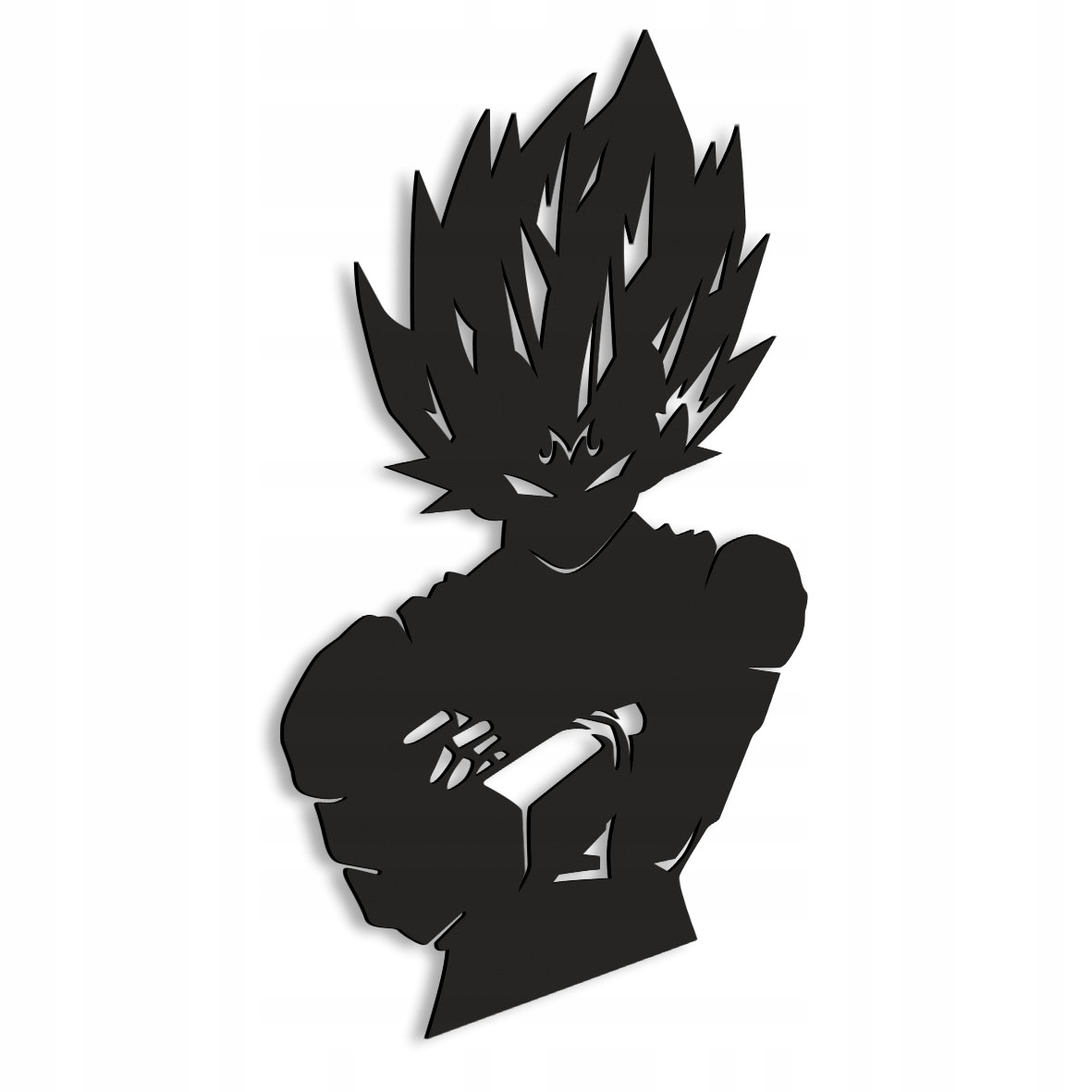 Dřevěný 3D obraz Anime Vegeta Dragonball Nástěnná Dekorace Dárek