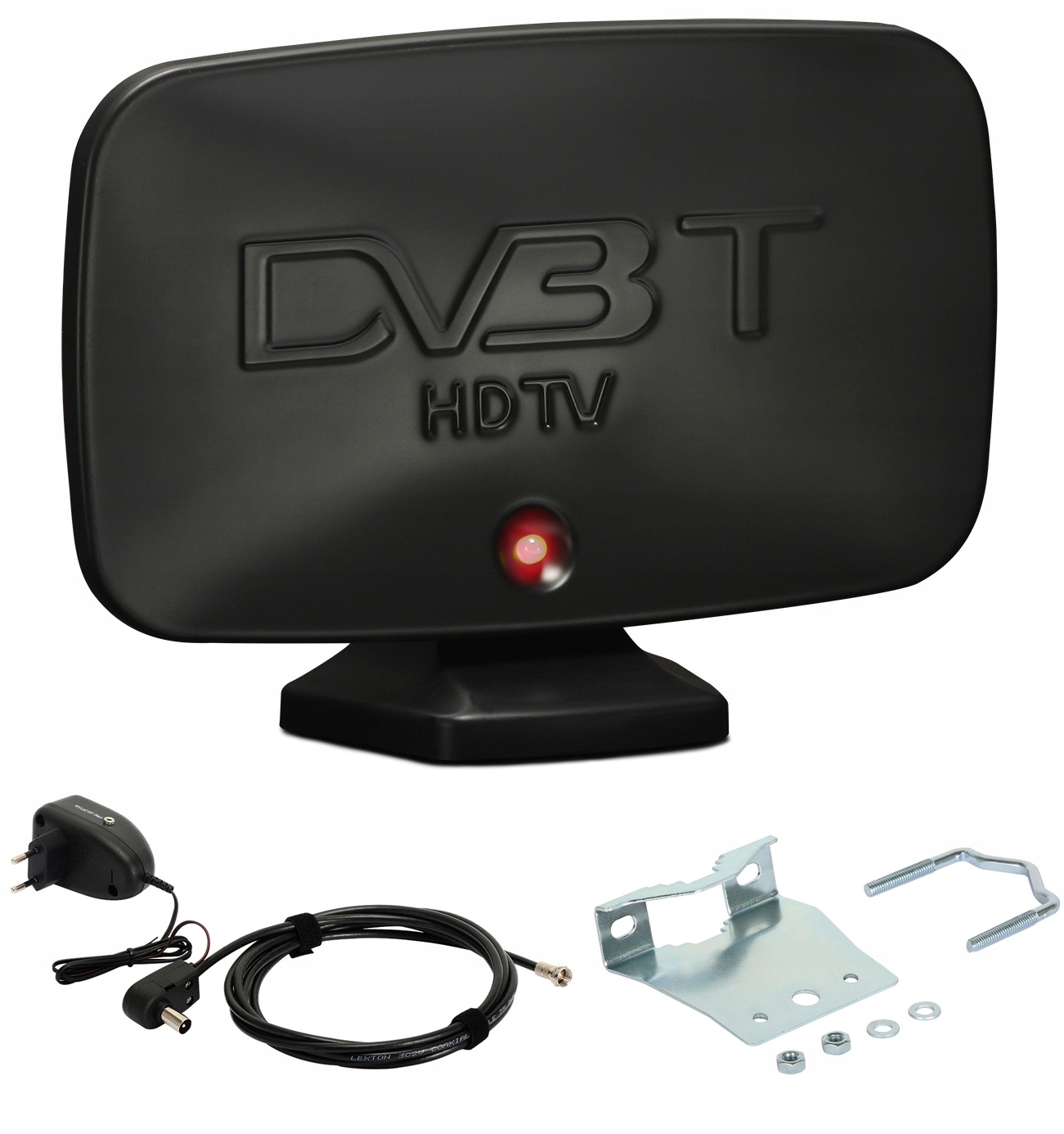 Antena telewizyjna DVB-T2 szerokopasmowa 34 dBi zewnętrzna pokojowa Dipol