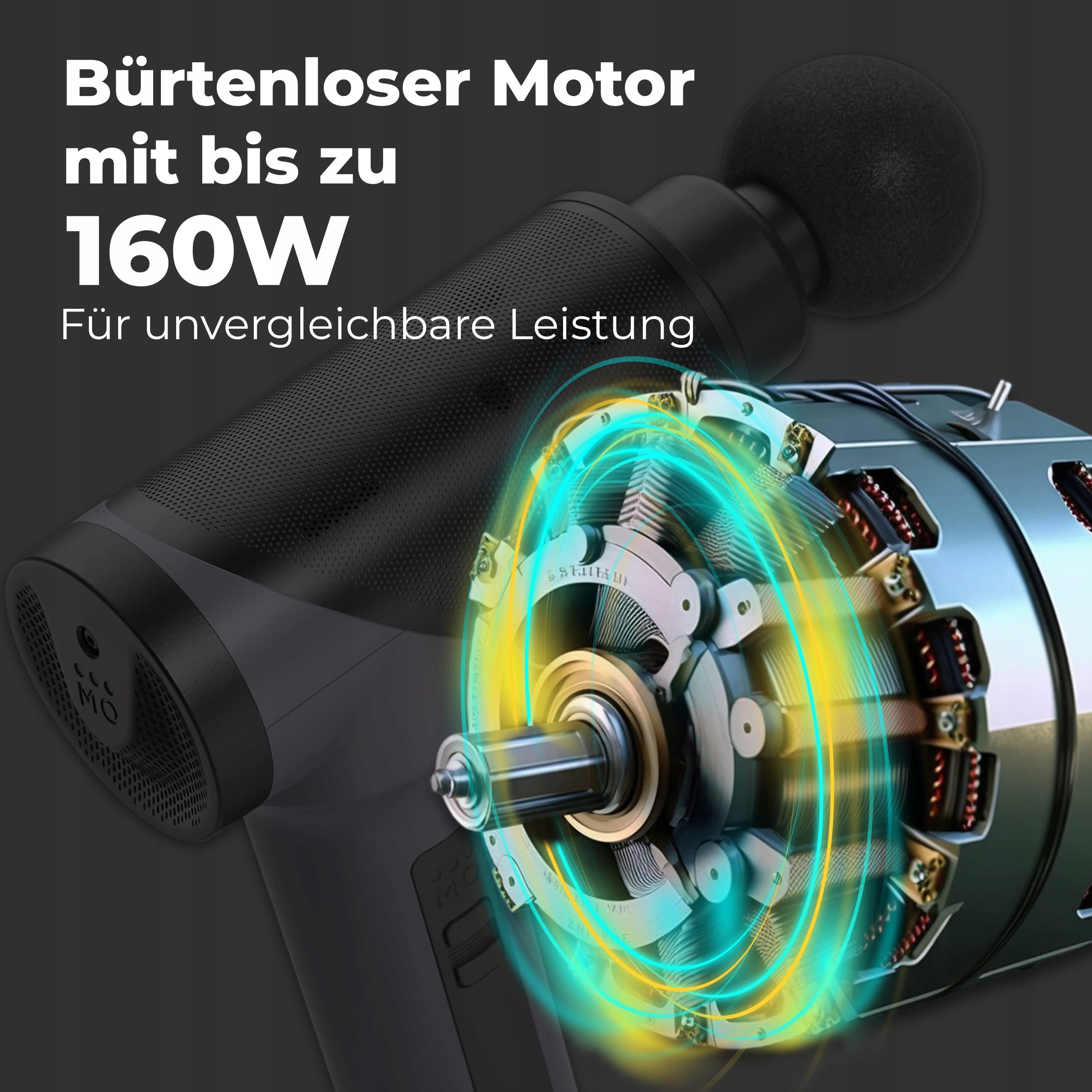 ORTHOMECHANIK 30 OrthoGun Masażer: 7 Końcówek, 160W, 5 Intensywności — miniatura 5