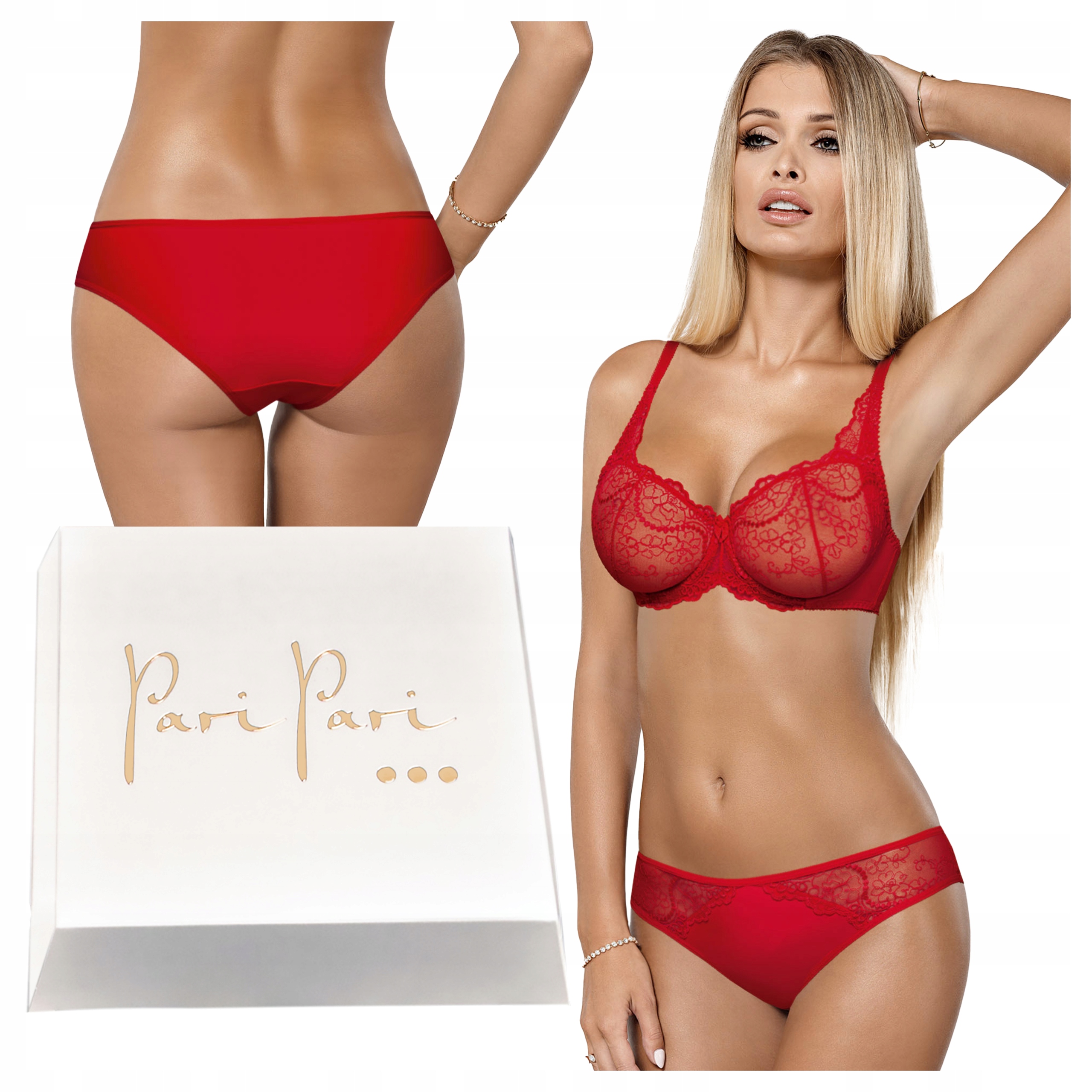 Komplet dámského spodního prádla Sexy podprsenka Soft Krajkové kalhotky jako Dárek