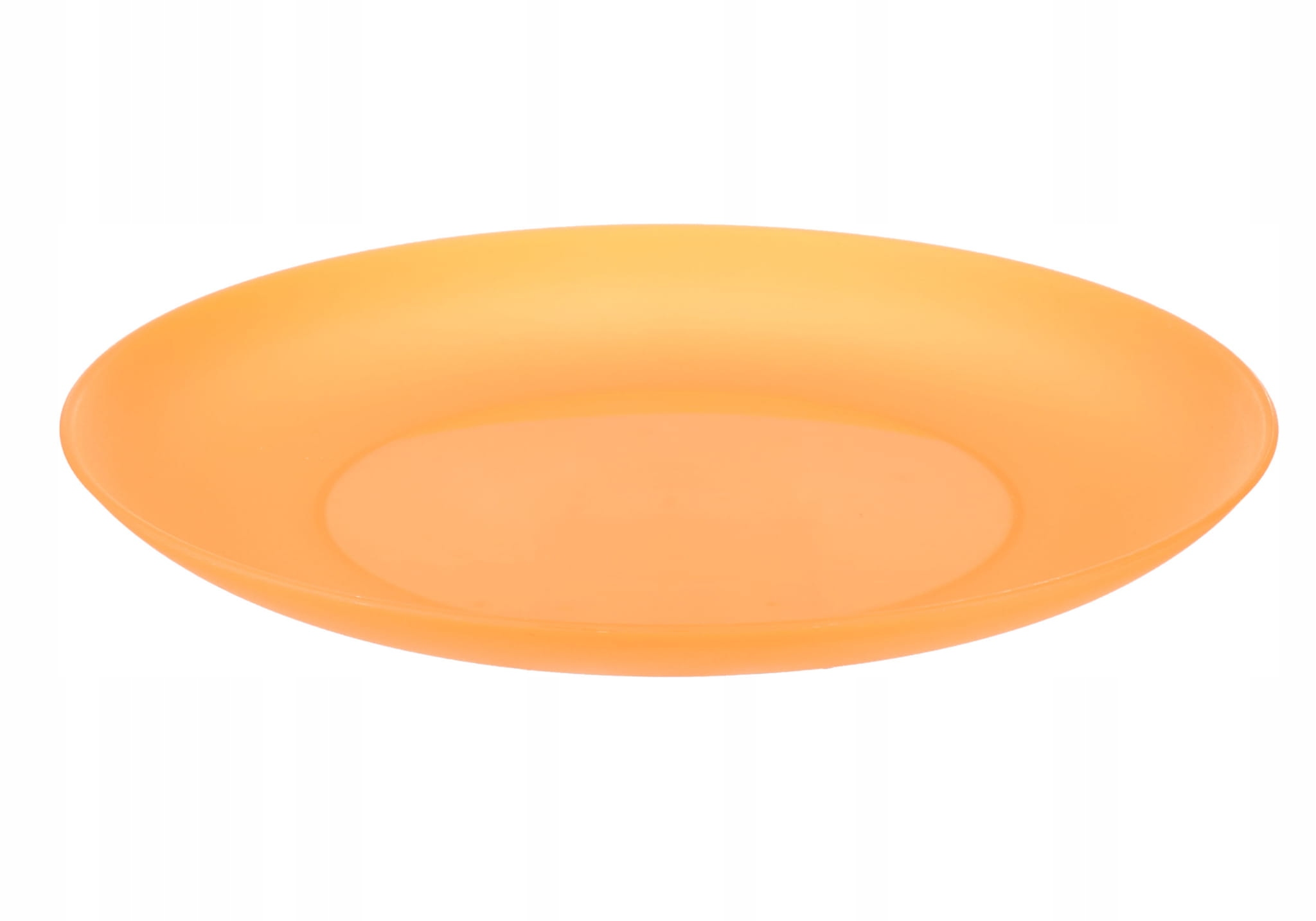 

Talerz Plastikowy Płytki Obiadowy Płaski Pomarańcz