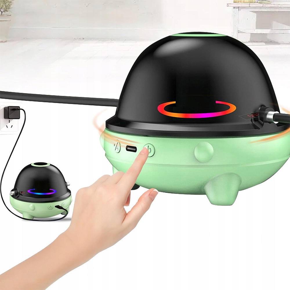 SKAKANKA MUZYCZNA INTELIGENTNA AUTOMATYCZNA DLA DZIECKA LICZNIKIEM ZIELONY Marka bez marki