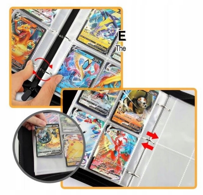 DUŻY ALBUM POKEMON NA 400 KART KOLEKCJONERSKI SEGREGATOR KLASER NA ZAMEK Nazwa f6453dbd-29cc